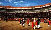 Jean Leon Gerome Plaza de Toros  : The Entry of the Bull oil painting